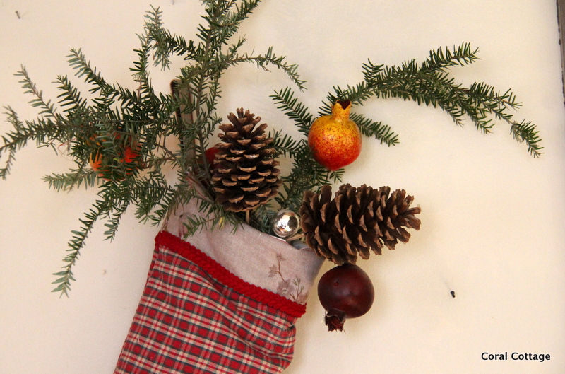 Traditional plaid red stocking