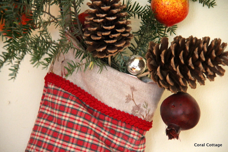 Traditional plaid stocking