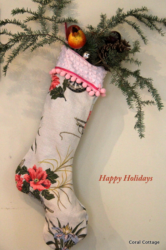 Vintage Bark cloth and Chenille 